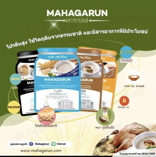 มหาการุณย์ สมูทตี้ถั่วเหลืองผสมงาขาว สูตรน้ำตาลน้อย ขนาด 180 มล. - Image 8